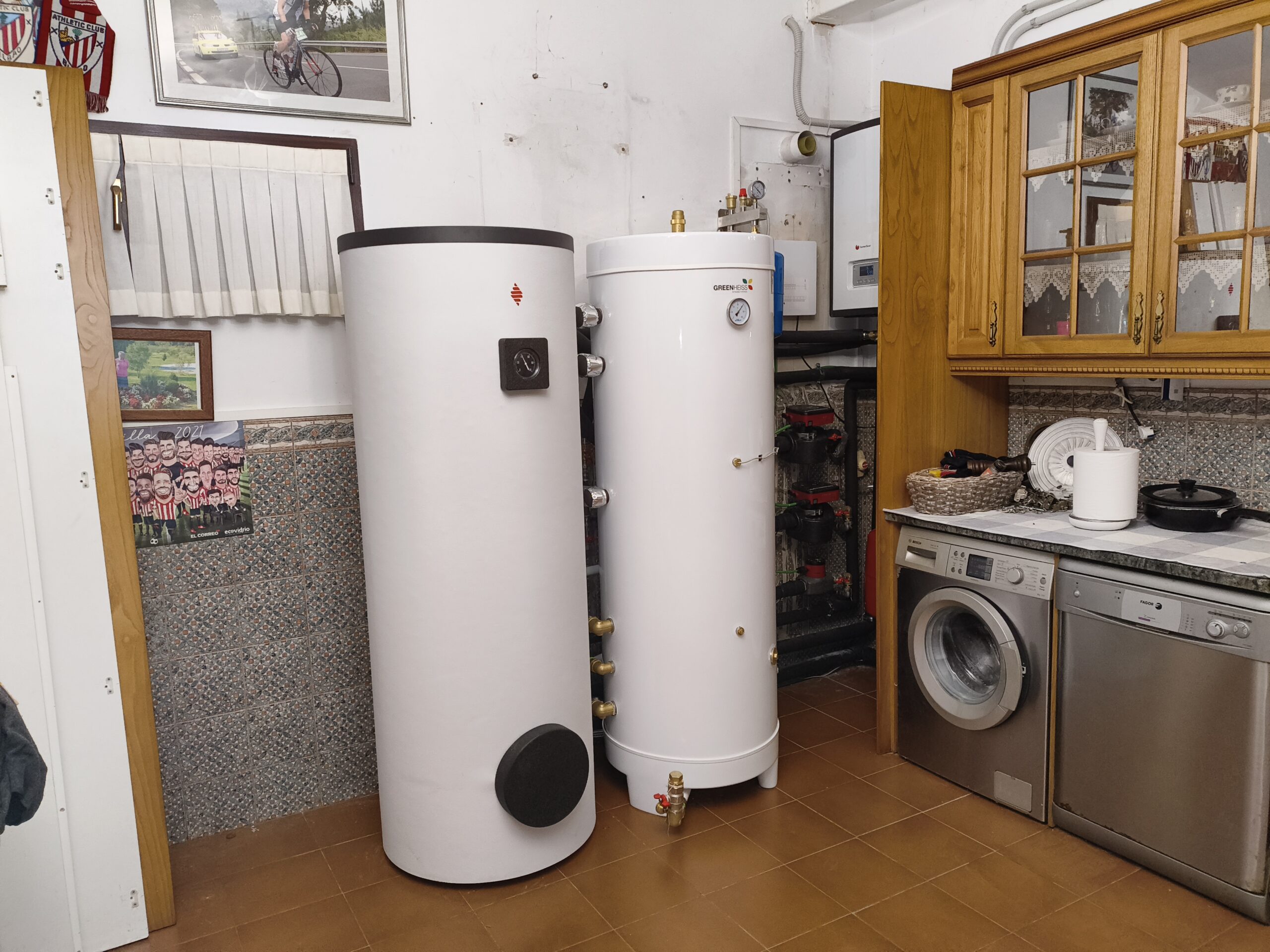 Depósitos de la instalación hidráulica